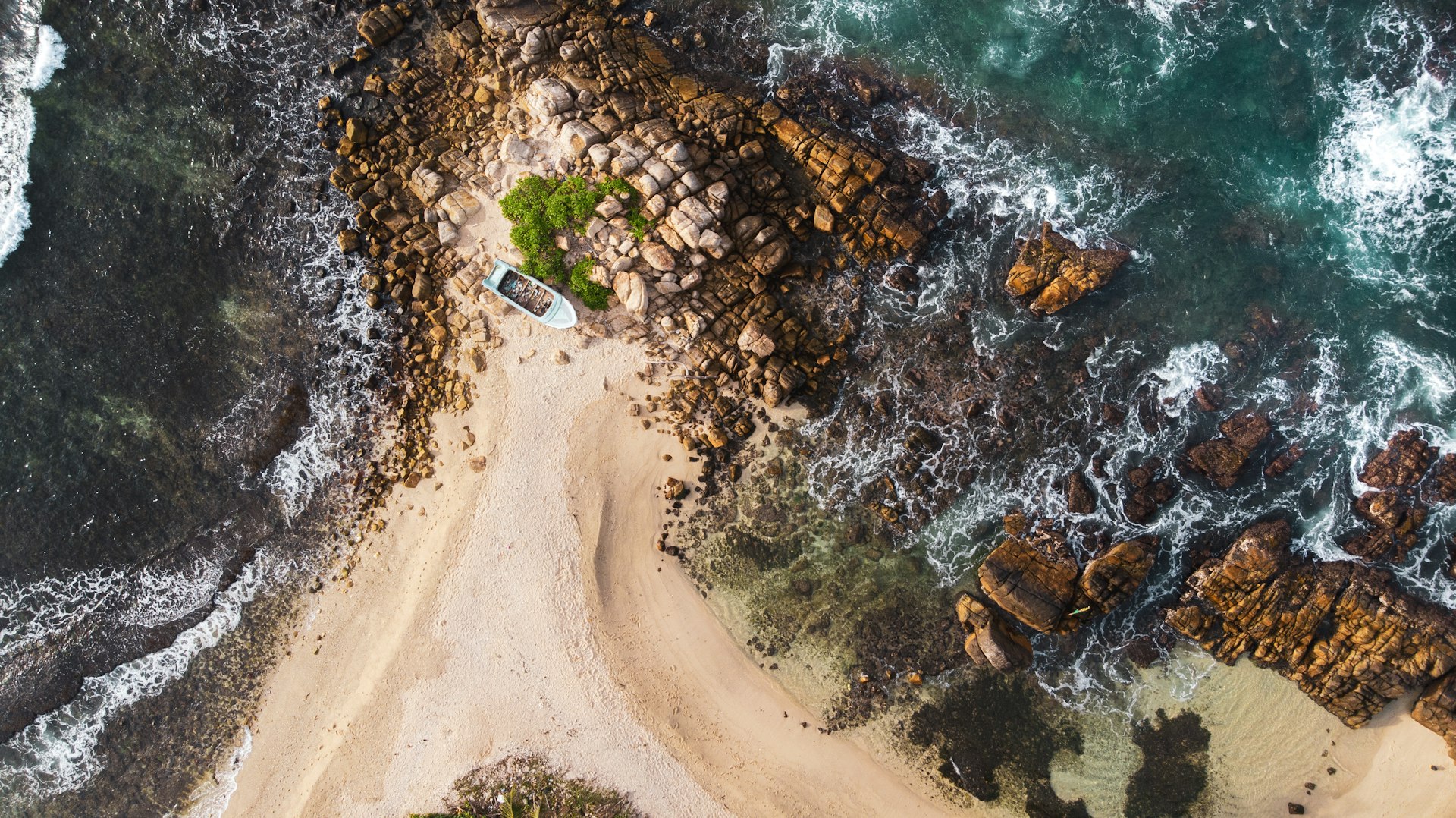 aerial view of beach during daytime